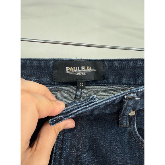 women paule ka denim jeans Dark Straight Sz 40 - Picture 3 of 6